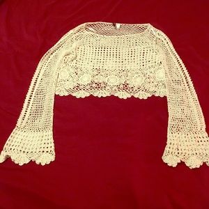 Bell sleeved Crop top